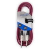 Stagecore 3m 6.35mm Mono Jack Plug Purple
